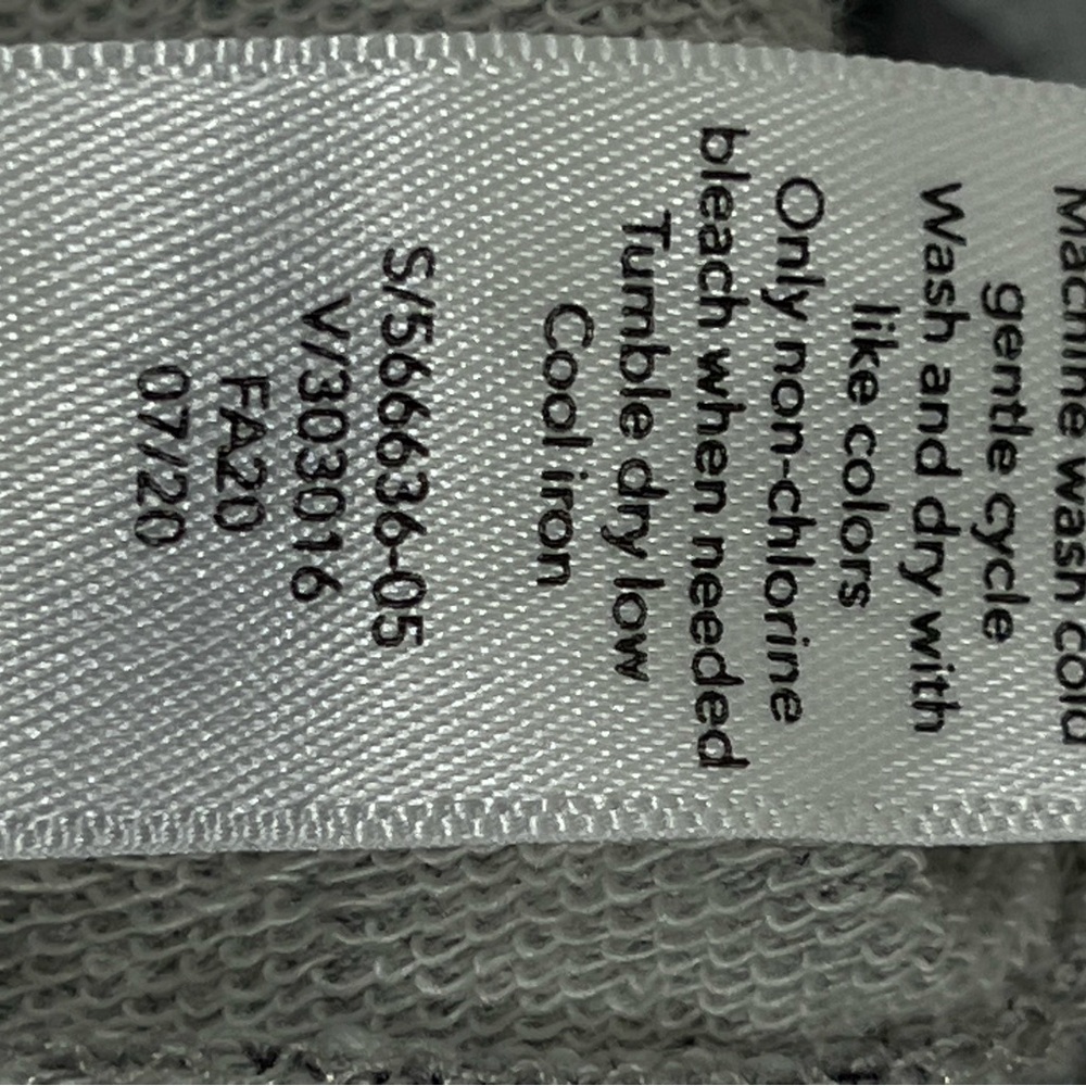 ATHLETA STUDIO‎ TO STREET SPLATTER SWEATSHIRT ANIMAL PATTERN SZ M GRAY PREOWNED - Picture 7 of 8